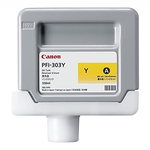 Canon PFI -303 y keltainen - 330 ml mustepatruunaa